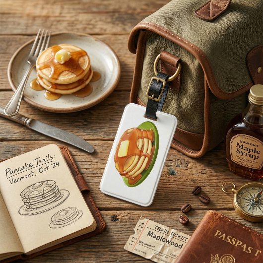Pancakes Luggage Tags Gepäckanhänger