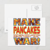 Pancakes machen X Postkarte (Vorne/Hinten)