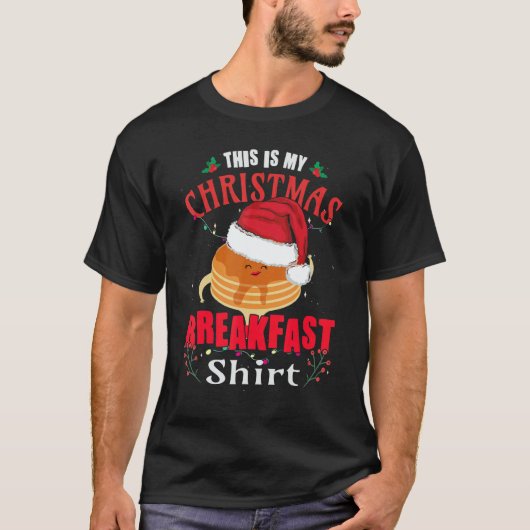 Pancakes maker Christmas Breakfast Pancake T-Shirt (Vorderseite)