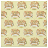 Pancakes Niedliches Frühstück Kinder Stoff (Muster)