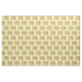 Pancakes Niedliches Frühstück Kinder Stoff (Fat Quarter (45,7 x 55,9 cm))