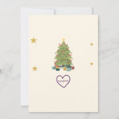 Pancakes & Pajamas Holiday Birthday Einladung (Rückseite)