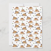 Pancakes Pajamas PJ's Girl Kids Birthday Party Einladung (Rückseite)