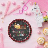 Pancakes & Pajamas Weihnachtsgebäck Party Plate Pappteller (Party)