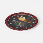 Pancakes & Pajamas Weihnachtsgebäck Party Plate Pappteller (Schrägansicht)