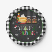 Pancakes & Pajamas Weihnachtsgebäck Party Plate -  Pappteller (Vorderseite)