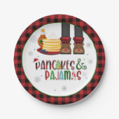 Pancakes & Pajamas Weihnachtsgebäck - W Pappteller (Vorderseite)