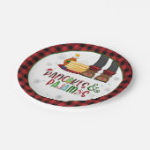 Pancakes & Pajamas Weihnachtsgebäck - W Pappteller (Schrägansicht)