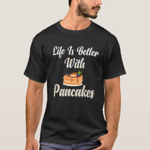 Pancakes Pancake Maker Men Brüderliche Ehefrau T-Shirt