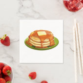 Pancakes Paper Napkins Serviette (Beispiel)