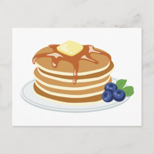 Pancakes Postkarte
