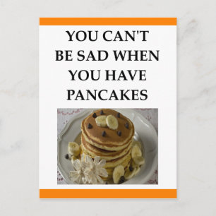 PANCAKES POSTKARTE