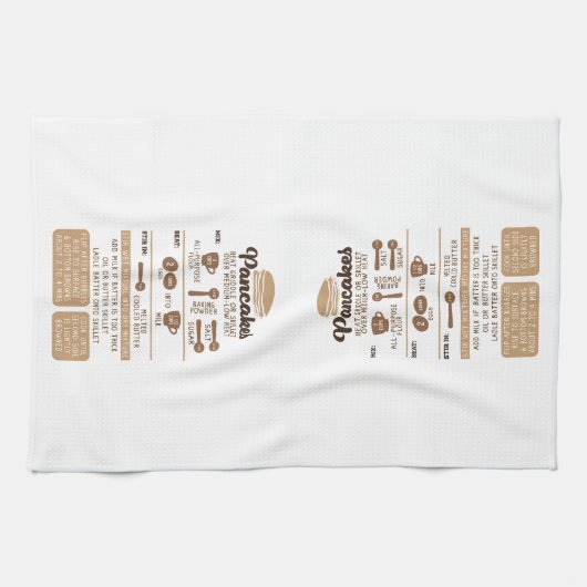 Pancakes Rezept Küchentuch (Horizontal)