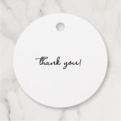 Pancakes Sweet Cherry Baby Dusche Danke Karte Geschenkanhänger (Rückseite)