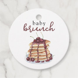 Pancakes Sweet Cherry Baby Dusche Geschenkanhänger