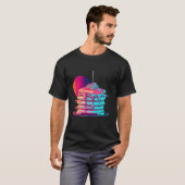 Pancakes Synthwave 80s Retrowave Aesthetic 1 T-Shirt (Vorne ganz)
