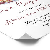 Pancakes Time Kapsel 1. Geburtstag Poster (Ecke)