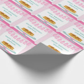 Pancakes und Pajamas Geschenkpapier (Ecke)