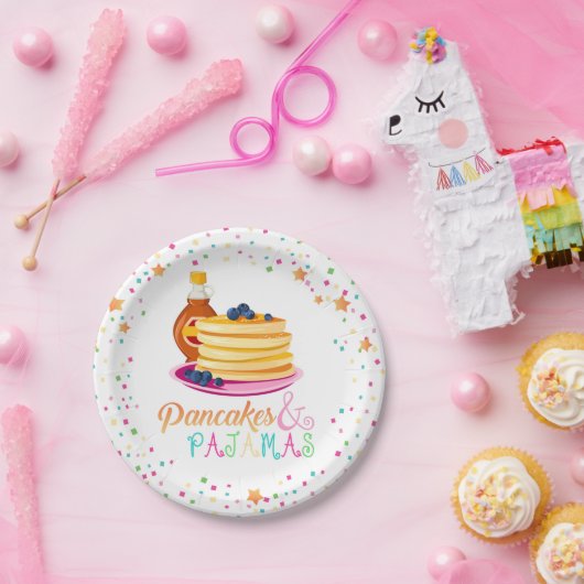 Pancakes und Pajamas Plate Pappteller (Party)