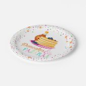 Pancakes und Pajamas Plate Pappteller (Schrägansicht)