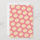 Pancakes und Pajamas Sleepover Girls Confetti Pink Einladung (Rückseite)