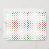 Pancakes und Pajamas Urlaub Einladung (Rückseite)