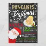 Pancakes und Pajamas Weihnachten Einladung<br><div class="desc">PANCAKES & PAJAMAS MIT SANTA - URLAUB BRUNCH PARTY! Phantastisch und festlich, ist diese Brunch/Breakfast Party Einladung für einen festlichen und lustigen Urlaub ideal! Das Invite bietet eine lustige und festliche Urlaubsgrafik auf einem Imitat-Chalkboard-Hintergrund mit einer karierten Grenze. DETAILS: * Einladungen werden als 5" x 7"-Datei formatiert * enthält einen...</div>