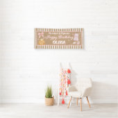 Pancakes und Pyjamas Banner - Kraftpapier Stil (Insitu)