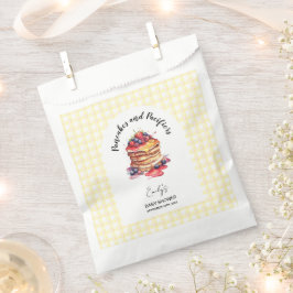 Pancakes und Schnuller Gingham Kariert Baby Shower Geschenktütchen