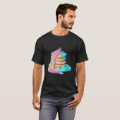 Pancakes Vaporwave Retrowave Aesthetic T-Shirt (Vorne ganz)