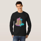 Pancakes Vaporwave Retrowave Aesthetic T-Shirt (Vorne ganz)