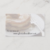 Pancakes Visitenkarte (Rückseite)