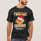 Pancakes Weihnachtsbauer Pancake Backteam T-Shirt (Vorderseite)