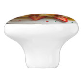 Pancakes with Whipped Cream & Christmas Sprinkles Keramikknauf (Seitenansicht)