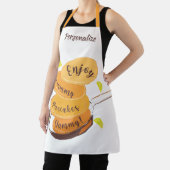 Pancakes Yummy Quote Frühstück Kochen Schürze (InSitu)