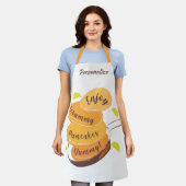 Pancakes Yummy Quote Frühstück Kochen Schürze (Getragen)