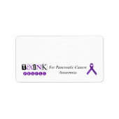 PanCan Awareness Mailing Labels Adressaufkleber (Vorne)
