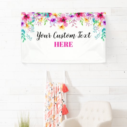 Pancarta Floral Banner (Insitu)