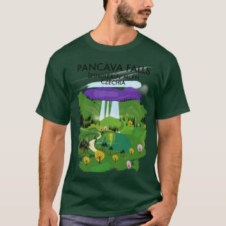 Pancava Falls pindlerv Million Tschechien Reisepla T-Shirt