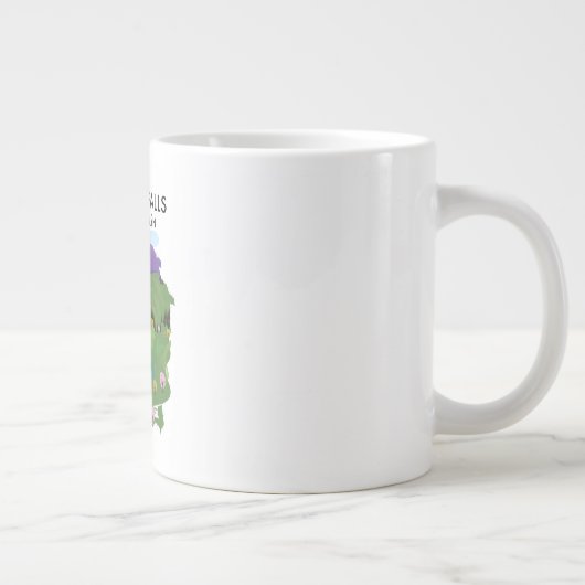 Pancava Falls Špindlerův Mlýn, Tschechien Reisepos Jumbo-Tasse (Rechts)