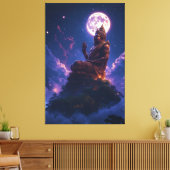 Pancer Jagat (Center of the Universe/World) Leinwanddruck (Insitu (Wohnzimmer))