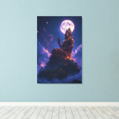 Pancer Jagat (Center of the Universe/World) Leinwanddruck (Insitu (Holzboden))