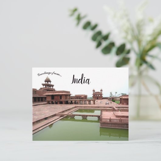 Panch Mahal Fatehpur Sikri Uttar Pradesh Indien Postkarte (Stehend Vorderseite)