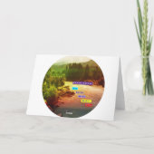 Panch Tatva: Himmel-Erdwind-Wasser-Feuer Karte (Rückseite)