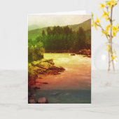 Panch Tatva: Sky Earth Wind Water Fire Karte (Gelbe Blume)