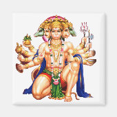 Panchmukhi Hanuman ji Magnet (Vorne)