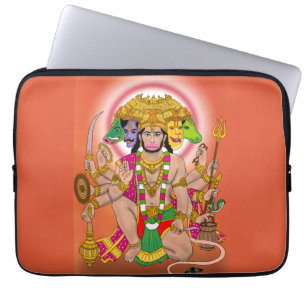Panchmukhi Hanuman Laptop-Hülle Laptopschutzhülle