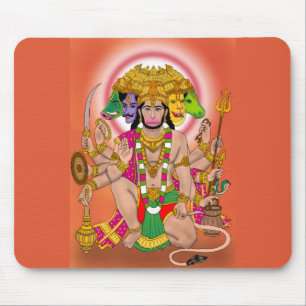Panchmukhi Hanuman-Mausepad Mousepad