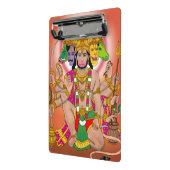 Panchmukhi Hanuman Mini Klemmbrett (Gewinkelt2)