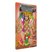 Panchmukhi Hanuman Mini Klemmbrett (Schrägansicht)